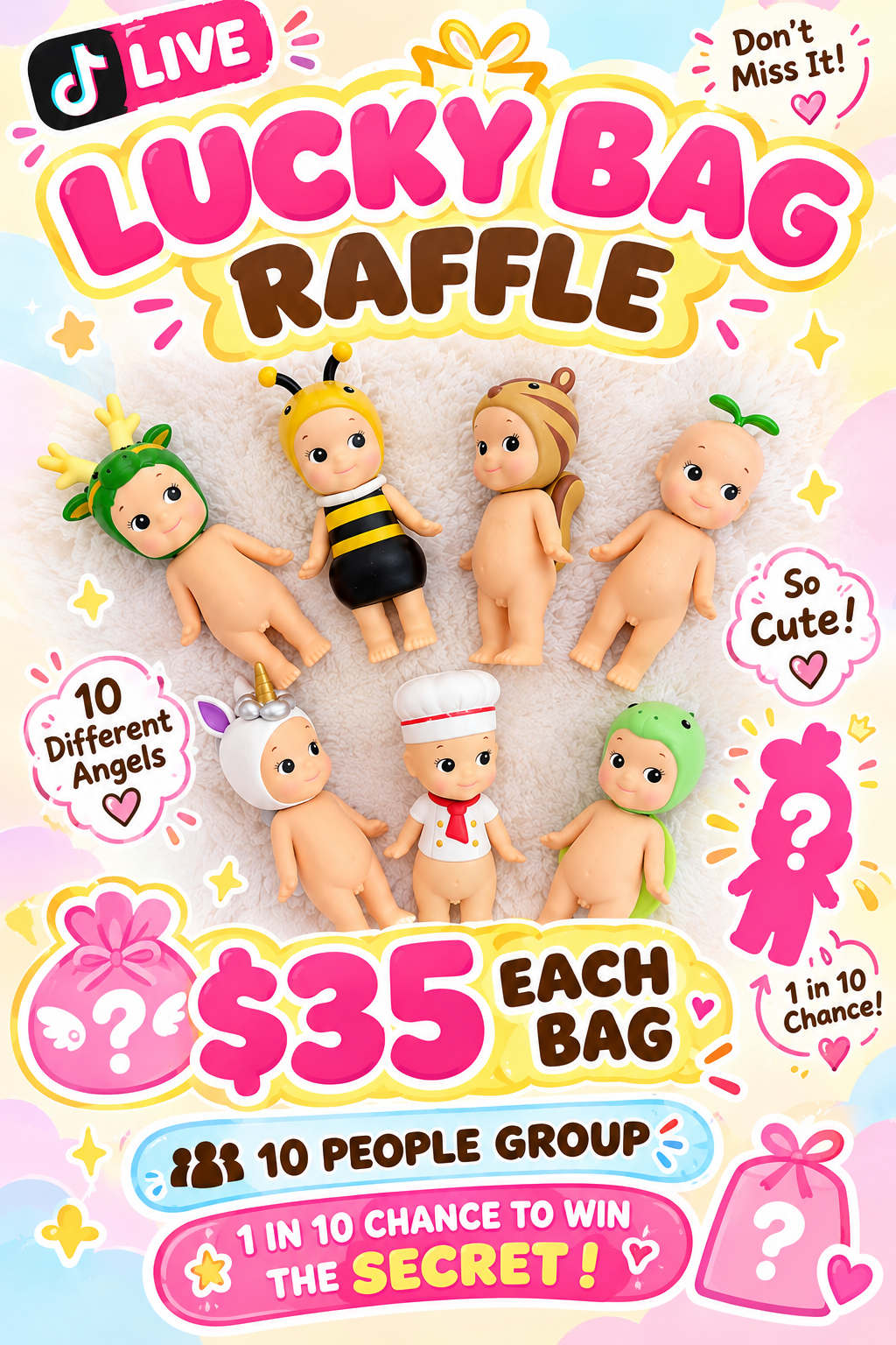 Sonny Angel Collectible Figures – Live Stream Order Payment Link