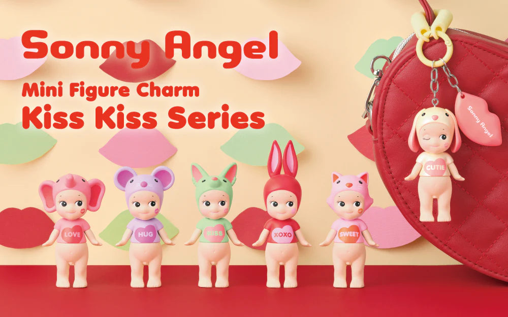 New Sonny Angel Kiss Kiss Keychain Series Blind box &Confirmed box